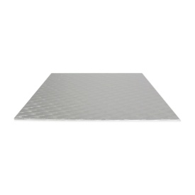 Platform tort patrat Argintiu 1 cm gros, 35.5 cm - PME - Img 1