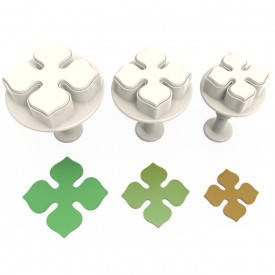 Set decupatoare hortensia, 3 buc. - Lumea - Img 2