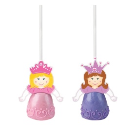Topper pentru Briose, Pops model Printesa, 8 buc. - Wilton - Img 3