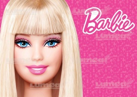 Vafa tort Barbie cu breton - Lumea