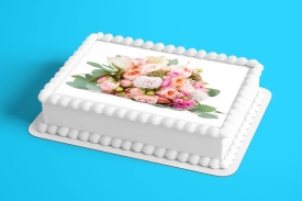 Vafa tort Buchet de Flori model 7 - Lumea - Img 2