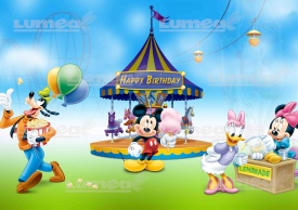 Vafa tort Mickey si Prietenii lui Happy Birthday - Lumea