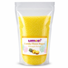 Zahar cu aroma ananas pentru vata de zahar, 1kg - Lumea