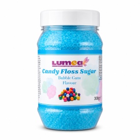 Zahar cu aroma Bubble Gum pentru vata de zahar, 300g - Lumea