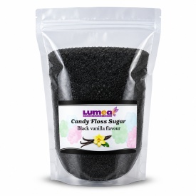 Zahar cu aroma de Vanilie Neagra pentru vata de zahar, 1kg - Lumea