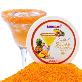 Zahar decor pentru Cocktailuri cu aroma de Fructe Exotice, 250g - Lumea