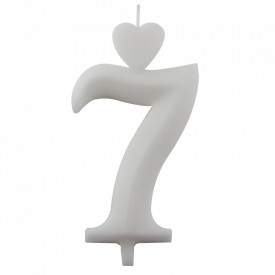 Големи бели свещи, номер 7, 4 броя - The World