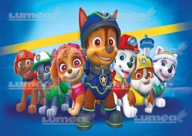 Екип на Paw Patrol заедно торта вафла Екип на Paw Patrol заедно модел Blue - The World