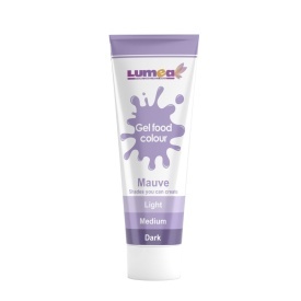 Хранителен гел оцветител Mauve, туба, 30 г - Lumea