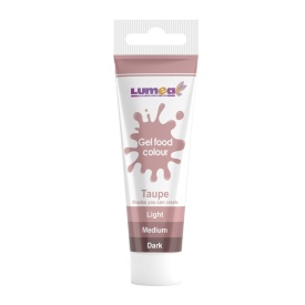 Colorant alimentar gel Taupe, tub, 30g - Lumea