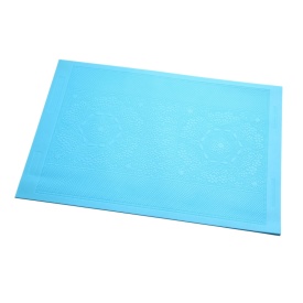Covoras silicon cu Textura "Circle Bouquets" - SugarVeil