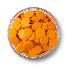 Cuvertura Portocaliu cu aroma de Portocala 250g - Lumea - Img 2