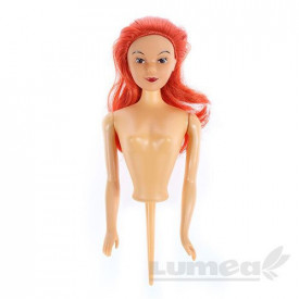 Figurina Papusa roscata din plastic - PME