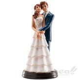 Figurine Mire si Mireasa Tinand unul pe altul - deKora