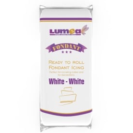 Fondant Alb white-white, 1kg - Lumea - Img 1