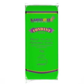Fondant Verde, 1 kg - Lumea