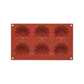 Forma silicon Briose 8 cm, 6 cav. - SilikoMart - Img 2