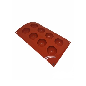 Forma silicon Semicerc 5 cm, 8 cav. - SilikoMart - Img 1