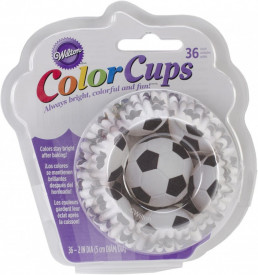 Hartii briose ColorCups Model Minge de Fotbal 36 buc. - Wilton - Img 1