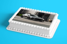 Imagine comestibila tort din Zahar, Audi model 4 - Lumea - Img 2