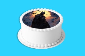 Imagine comestibila tort din Zahar Batman in noapte - Lumea - Img 4