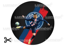 Imagine comestibila tort din Zahar, Mbappe model 2 - Lumea - Img 3