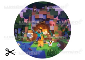 Imagine comestibila tort din Zahar, Minecraft scapare din mina - Lumea - Img 3
