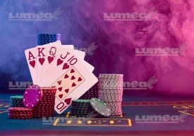 Imagine comestibila tort din Zahar, Poker model 2 - Lumea - Img 1