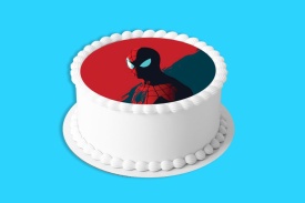 Imagine comestibila tort din Zahar, Spiderman model 2 - Lumea - Img 4