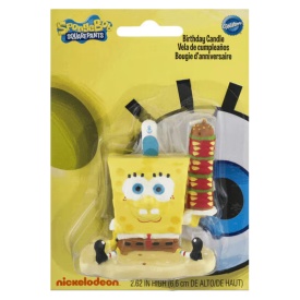 Lumanare aniversara "Spongebob" - Wilton - Img 1