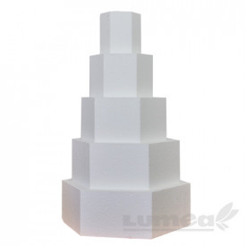 Macheta tort hexagon
