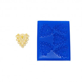 Mulaj silicon medalion decorat - First Impressions Mold