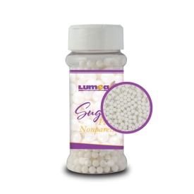 Perle din zahar, alb 5mm, 80g - Lumea