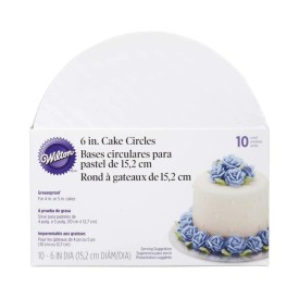 Plansete tort rotund, 15 cm, 10 buc. - Wilton - Img 1