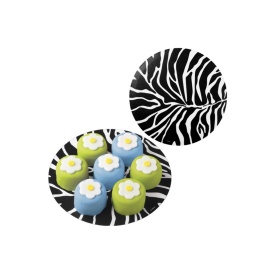 Plansete tort rotund cu model Zebra, 30.5 cm, 3 buc. - Wilton - Img 2