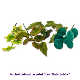 Set Colorant alimentar pudra Leaf Palette Mix - Lumea - Img 4