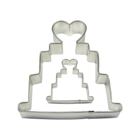 Set decupatoare forma Tort cu Inimia, 2 buc. - PME