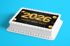 Vafa Честита новогодишна торта "2025" модел 3 - Светът - Img 2