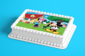 Vafa tort Mickey si Minnie model 1 - Lumea - Img 2