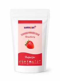 Zahar pudra cu aroma de Capsuna, 500g - Lumea
