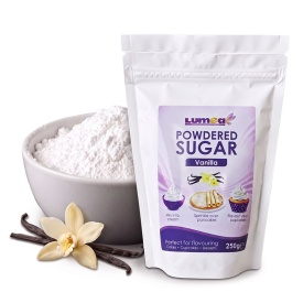Zahar pudra cu aroma de Vanilie, 250g - Lumea