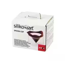 Прозрачна чаша за чай със силиконов накрайник - SilikoMart