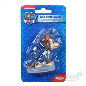 Свещ за рожден ден Paw Patrol - Chase, 3D - deKora - Img 2