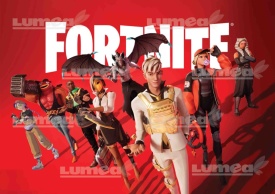 Снимка на ядлива торта, направена от захар Специални герои на Fortnite - Светът