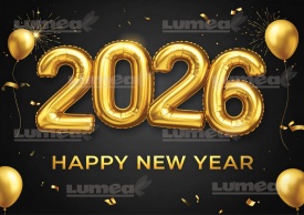 Снимка на ядлива торта от захар, Честита Нова година "2025" модел 3 - Светът
