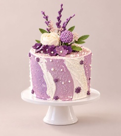 Хранителен гел оцветител Mauve, туба, 30 г - Lumea - Img 2