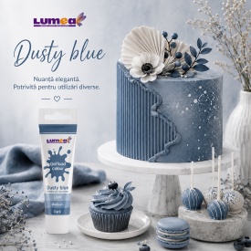 Colorant alimentar gel Dusty Blue, tub, 30g - Lumea - Img 2