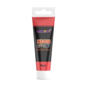 Colorant alimentar gel Rosu efect Neon, 30g - Lumea