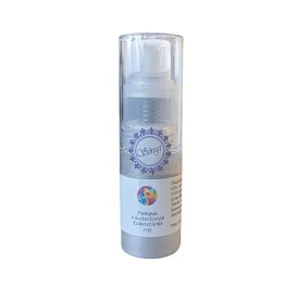 Colorant alimentar pudra de suprafata Gri Argintiu cu pulverizator, 10g - Lumea
