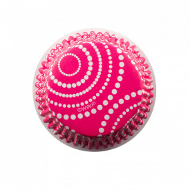 ColourCups Хартиени чашки за кексчета Розов модел с бели перли 36 броя - Wilton